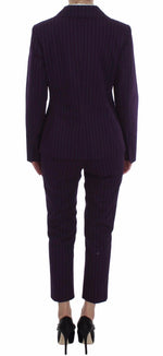 BENCIVENGA Elegant Striped Pant &amp; Blazer Women's Suit