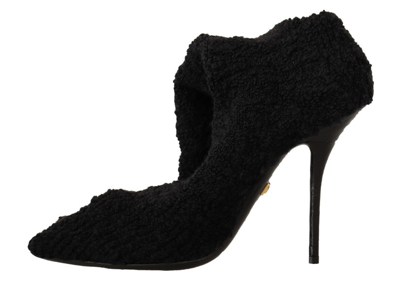 Dolce & Gabbana Chic Black Stretch Sock Women's Boots