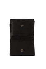 Dolce & Gabbana Elegant Black Leather Trifold Multi Men's Kit