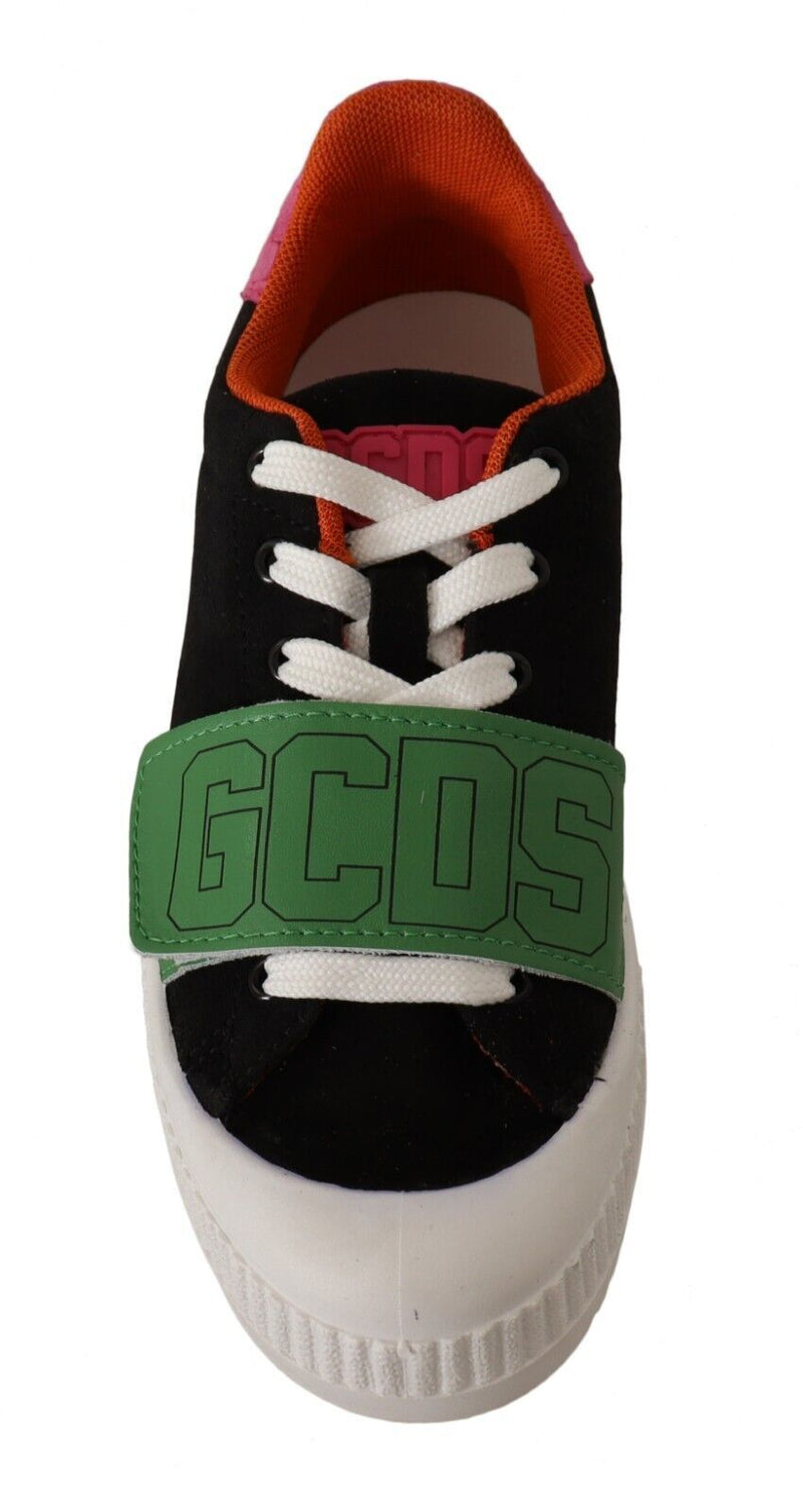 GCDS Stylish Multicolor Low Top Lace-Up Women's Sneakers