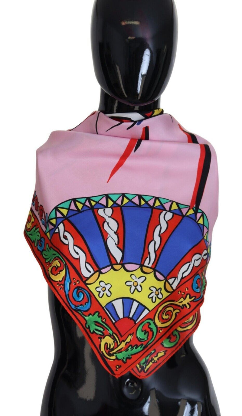 Dolce & Gabbana Sumptuous Silk Scarf with Exclusive Men's Print