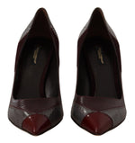 Dolce & Gabbana Multicolor Exotic Leather Heels Women's Pumps