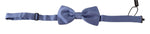 Dolce & Gabbana Elegant Purple Silk Bow Men's Tie