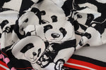 Dolce & Gabbana Elegant Panda Print Silk Men's Scarf