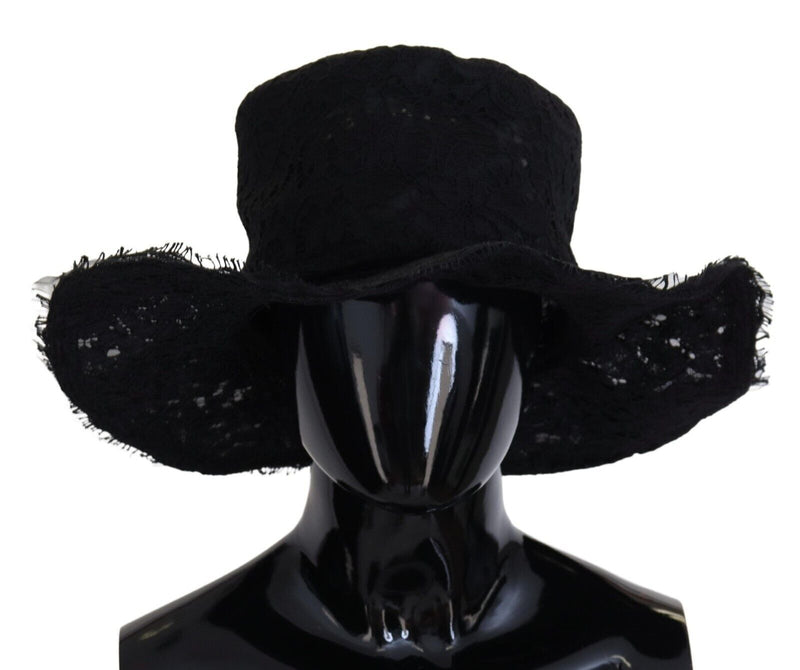 Dolce & Gabbana Elegant Black Top Hat - Timeless Fashion Women's Statement