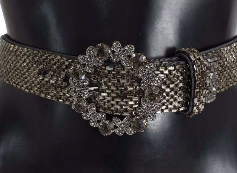 Dolce & Gabbana Swarovski Crystal Sequined Waist Women's Belt