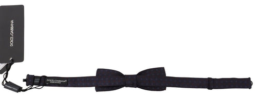 Dolce & Gabbana Elegant Silk Patterned Bow Men's Tie