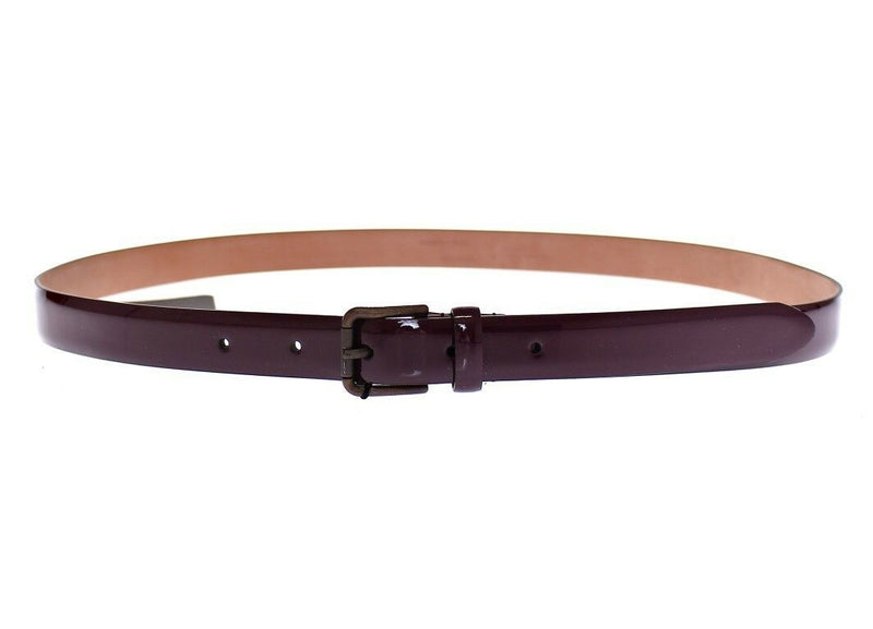 Dolce & Gabbana Elegant Purple Leather Women's Belt