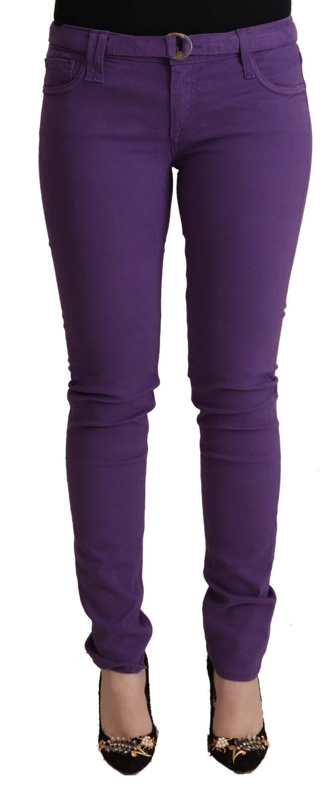 CYCLE Chic Purple Low Waist Skinny Women's Jeans