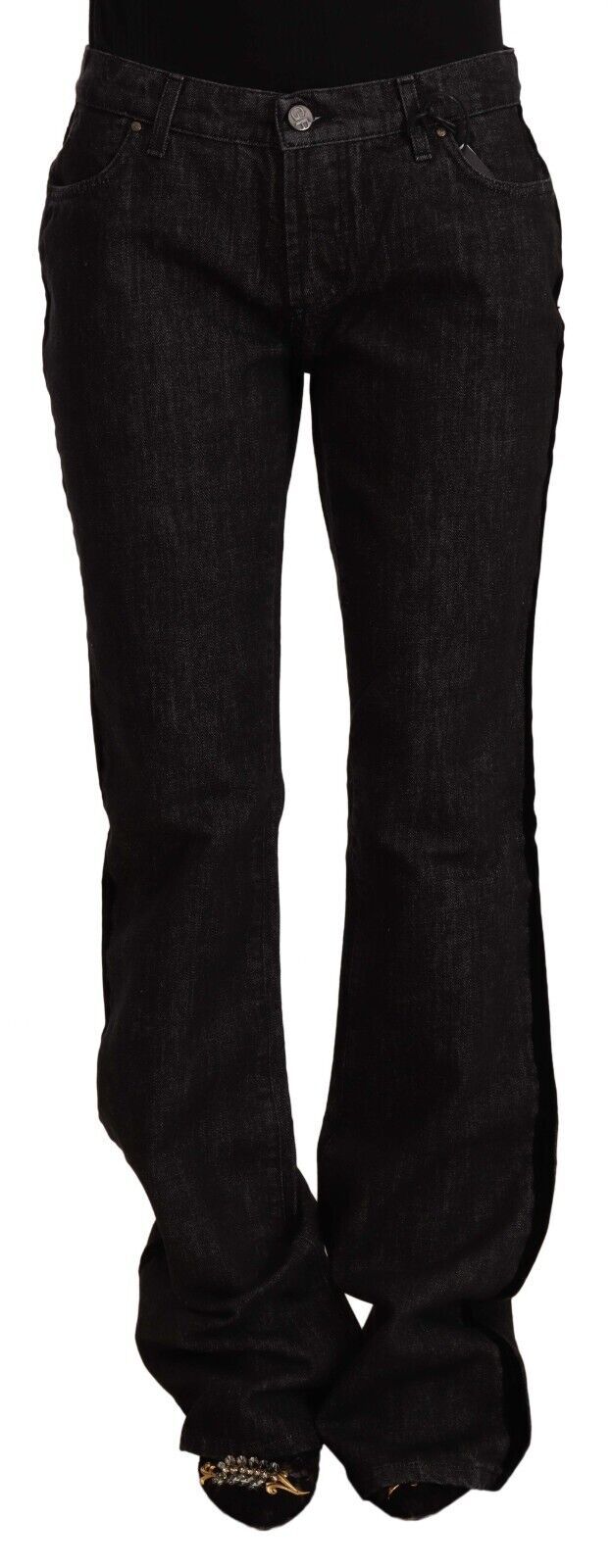 GF Ferre Sleek Mid Waist Bootcut Designer Women's Jeans