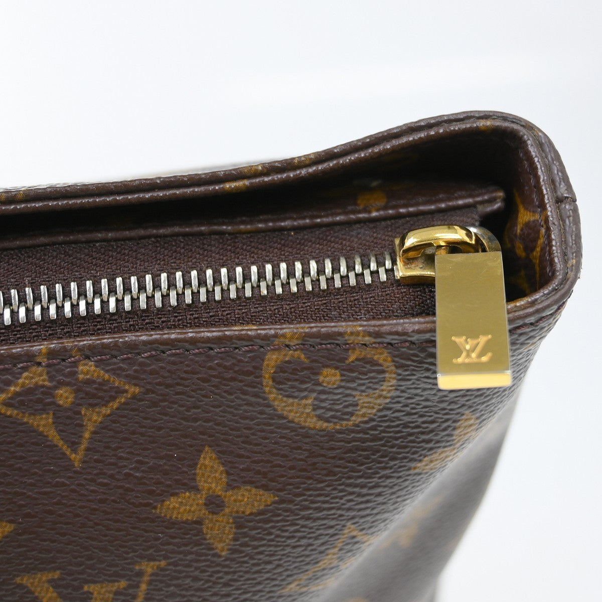 Louis Vuitton Cabas Mezzo Monogram Canvas Brown Canvas Tote Bag Bag (Pre-Owned)