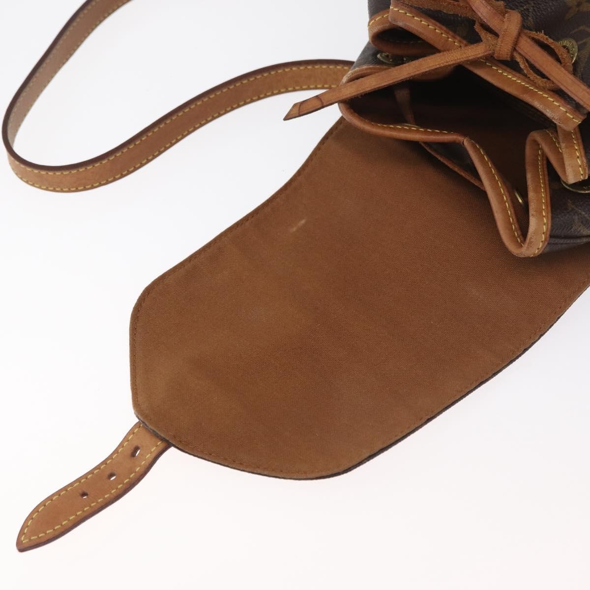 Louis Vuitton Vintage Montsouris Backpack Monogram Canvas Brown Canvas Backpack Bag (Pre-Owned)