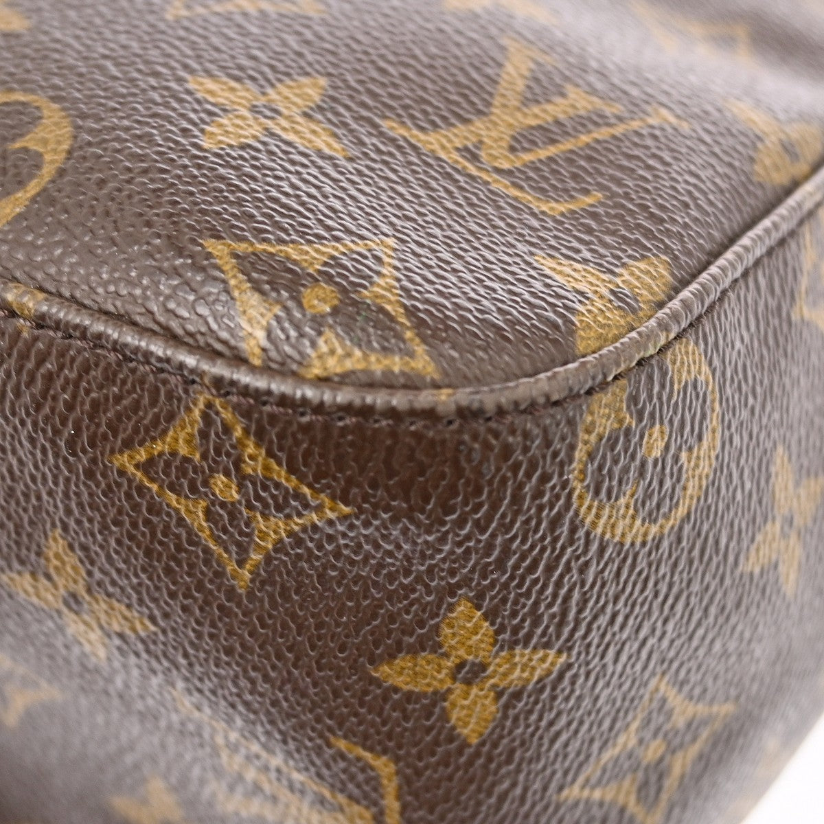 Louis Vuitton Monogram Looping Handbag Monogram Canvas Brown Canvas Shoulder Bag Bag (Pre-Owned)