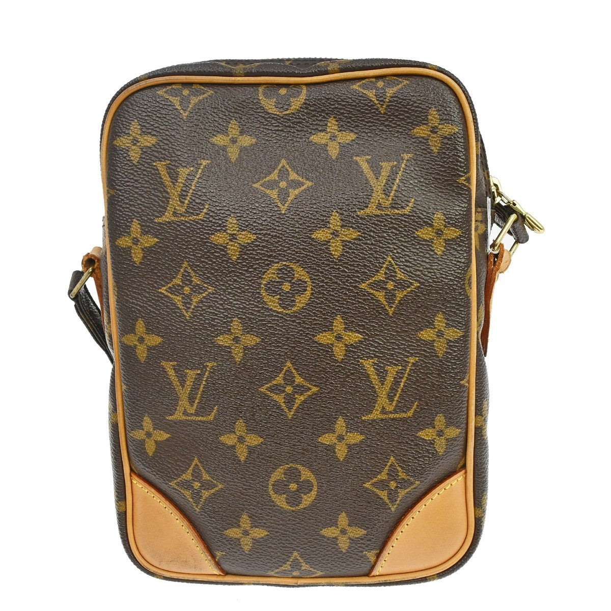 Louis Vuitton Amazone Bag Monogram Canvas Brown Canvas Shoulder Bag Bag (Pre-Owned)