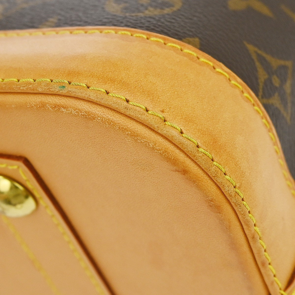 Louis Vuitton Alma Handbag Monogram Canvas Brown Canvas Handbag (Pre-Owned)