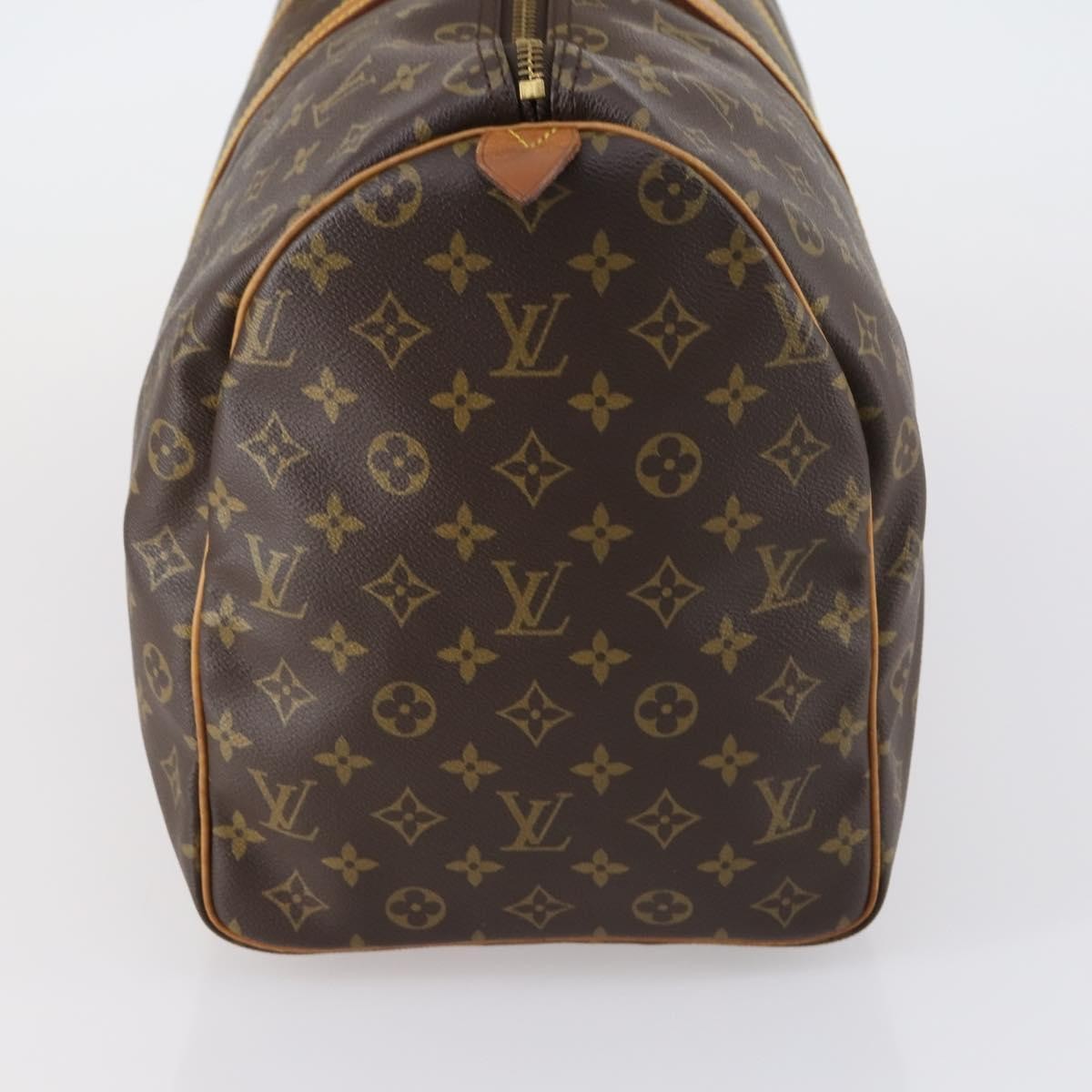 Louis Vuitton Keepall Bag Monogram Canvas Brown Canvas Travel Bag Bag (Pre-Owned)