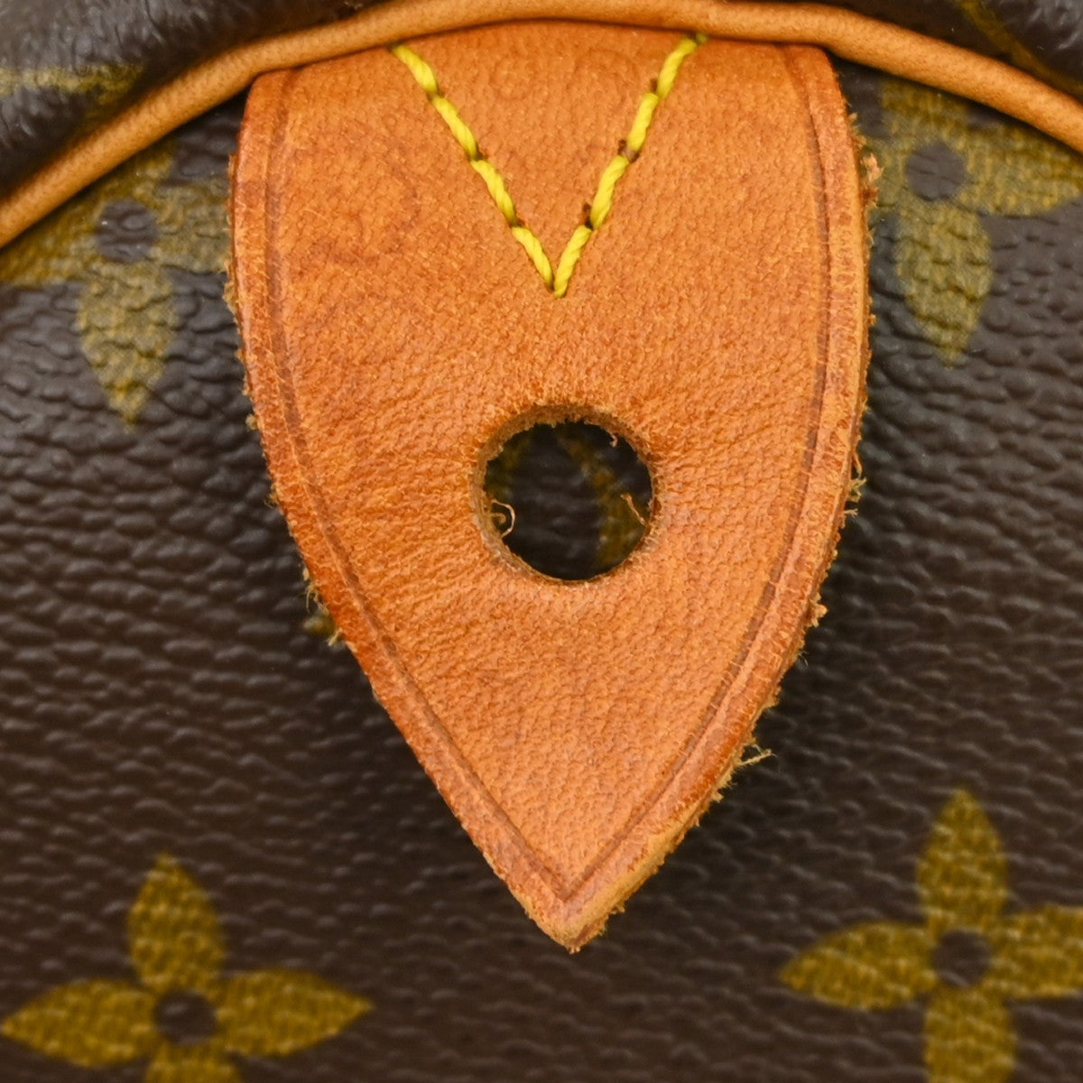 Louis Vuitton Speedy Handbag Monogram Canvas Brown Canvas Handbag (Pre-Owned)