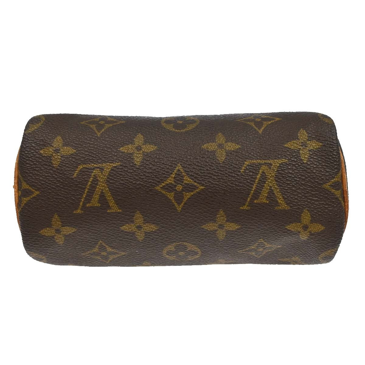 Louis Vuitton Speedy Mini Hl Handbag Monogram Canvas Brown Canvas Handbag (Pre-Owned)