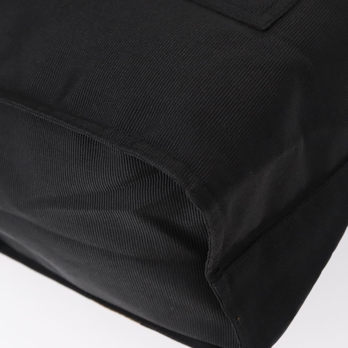 Fendi Vintage Convertible Logo Weekender Nylon Black Nylon Tote Bag Bag (Pre-Owned)