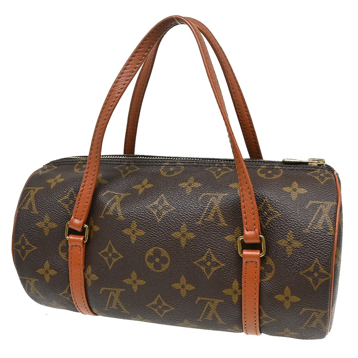 Louis Vuitton Papillon Handbag Monogram Canvas Brown Canvas Handbag (Pre-Owned)