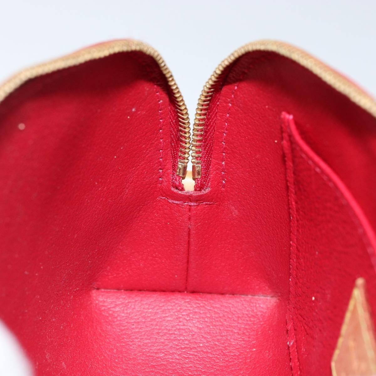Louis Vuitton Cosmetic Pouch Electric Epi Leather Red Patent_Leather Bag (Pre-Owned)