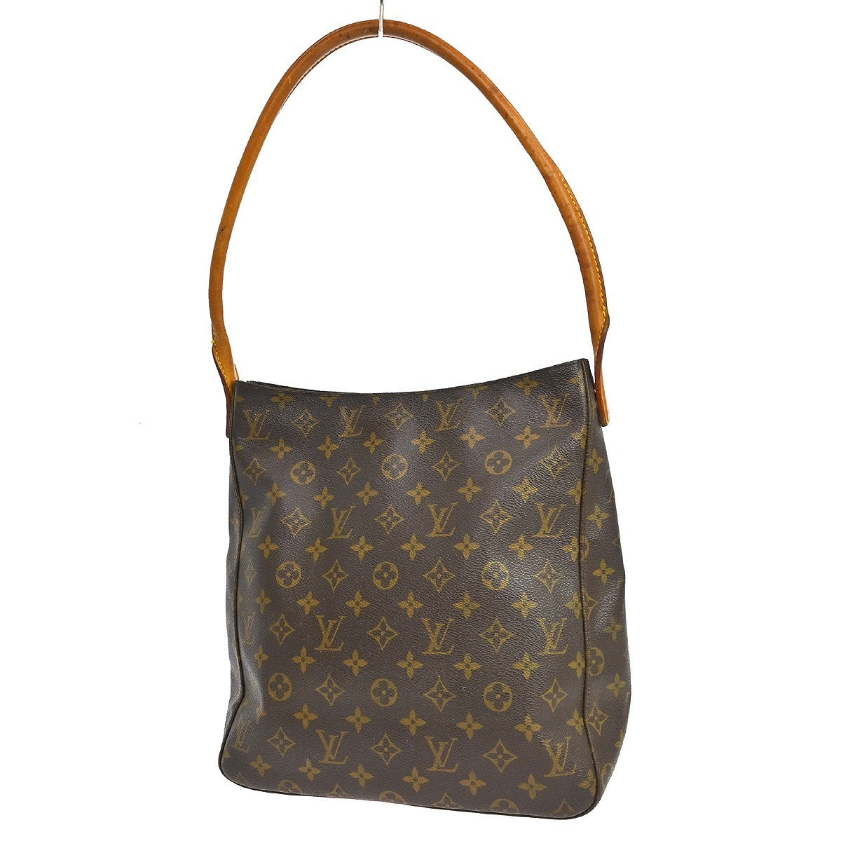 Louis Vuitton Monogram Looping Handbag Monogram Canvas Brown Canvas Shoulder Bag Bag (Pre-Owned)