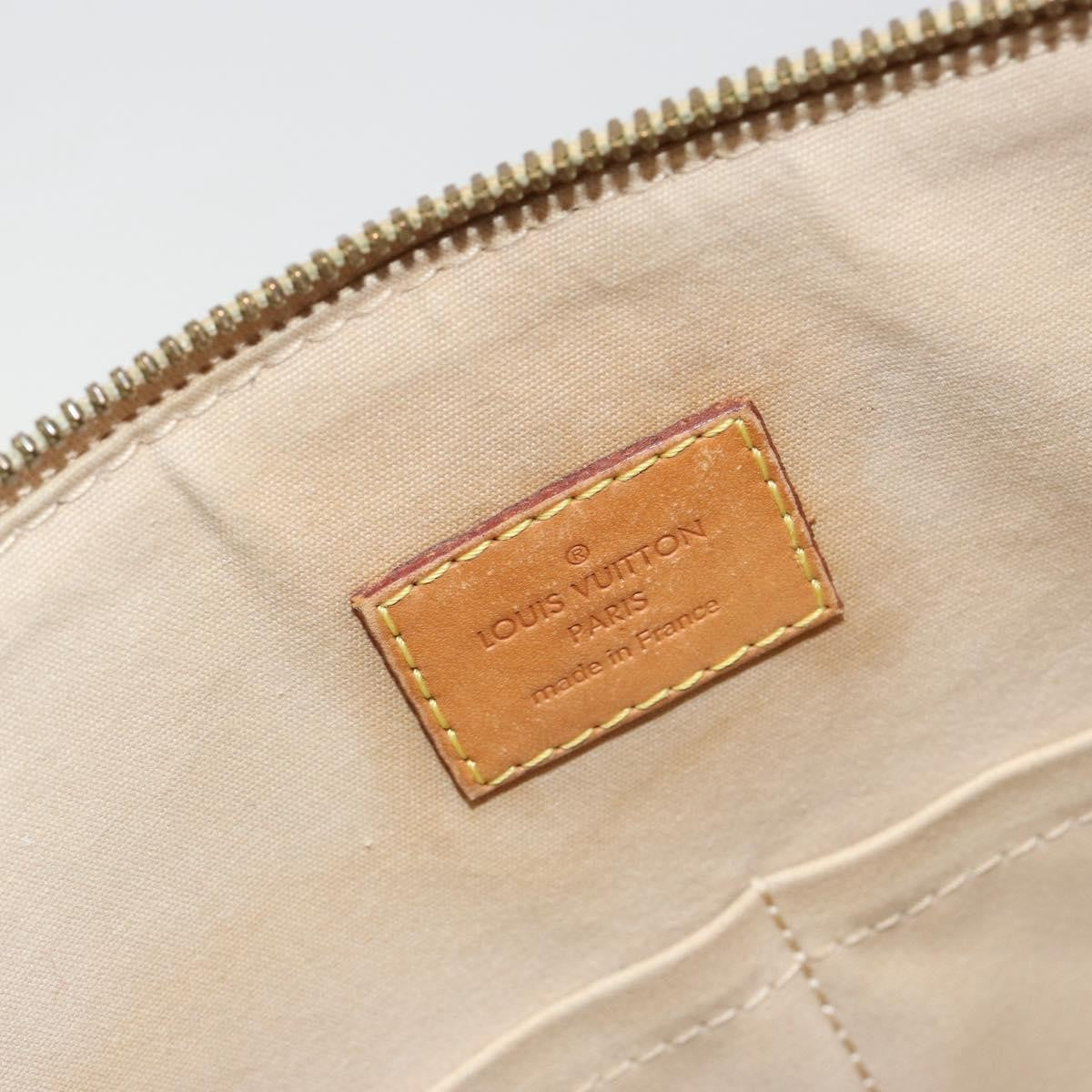 Louis Vuitton Montebello Handbag Monogram Vernis Beige Patent_Leather Handbag (Pre-Owned)