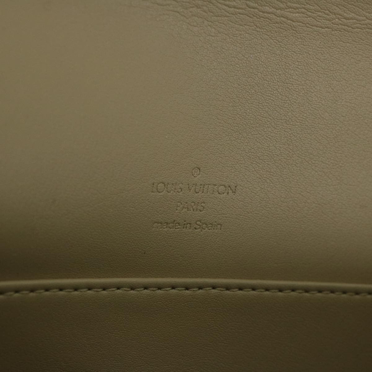 Louis Vuitton Thompson Street Handbag Monogram Vernis Beige Patent_Leather Shoulder Bag Bag (Pre-Owned)