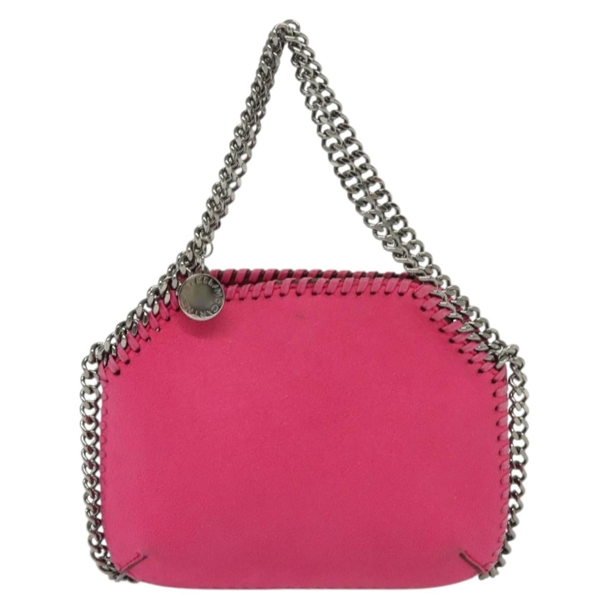 Stella Mccartney Falabella Tote Suede Pink Suede Bag (Pre-Owned)