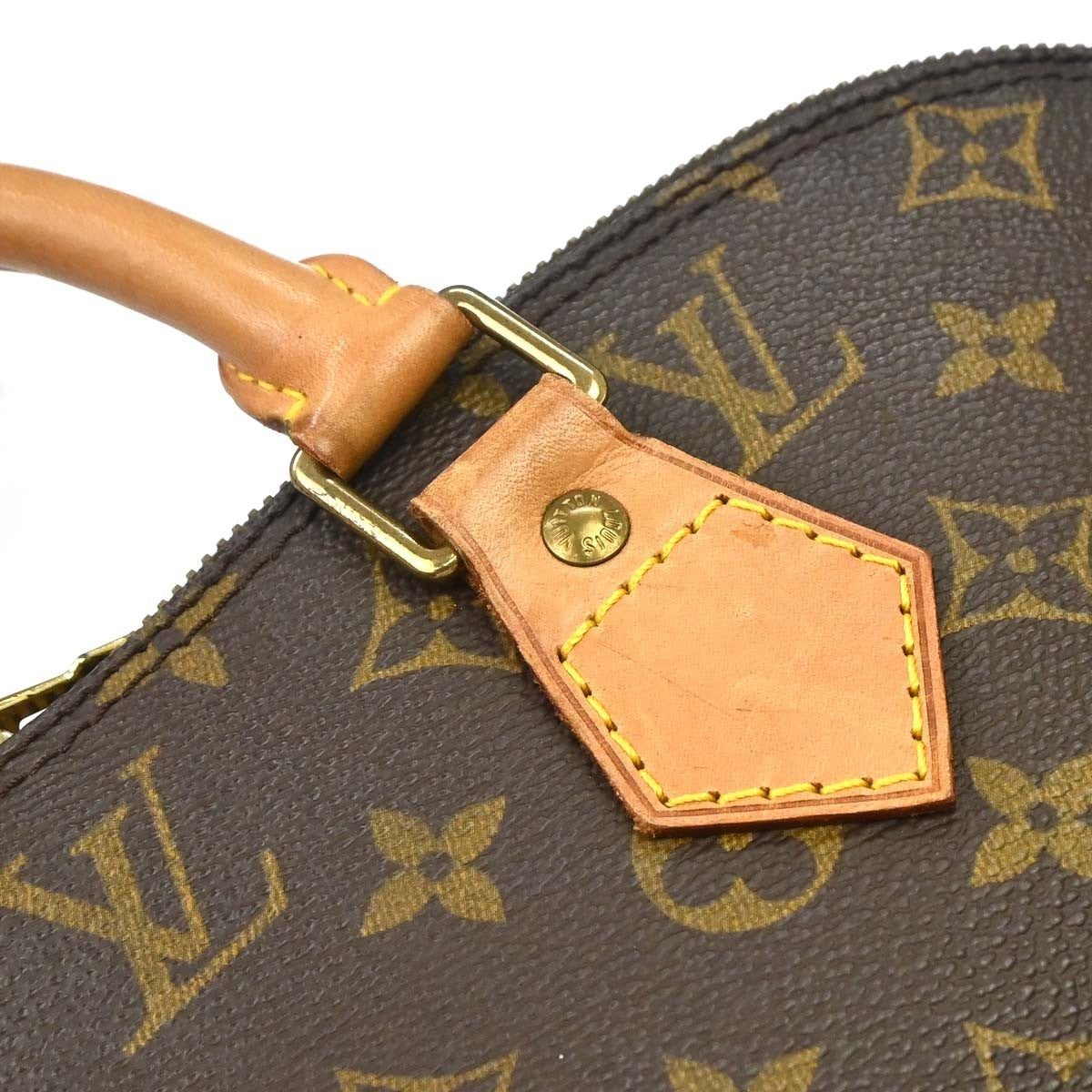 Louis Vuitton Alma Handbag Monogram Canvas Brown Canvas Handbag (Pre-Owned)