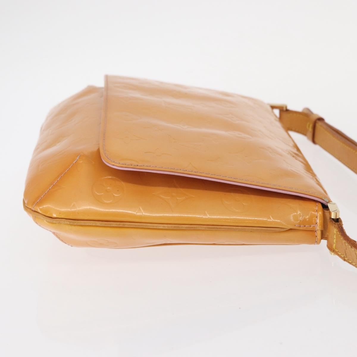Louis Vuitton Thompson Street Handbag Monogram Vernis Yellow Patent_Leather Shoulder Bag Bag (Pre-Owned)