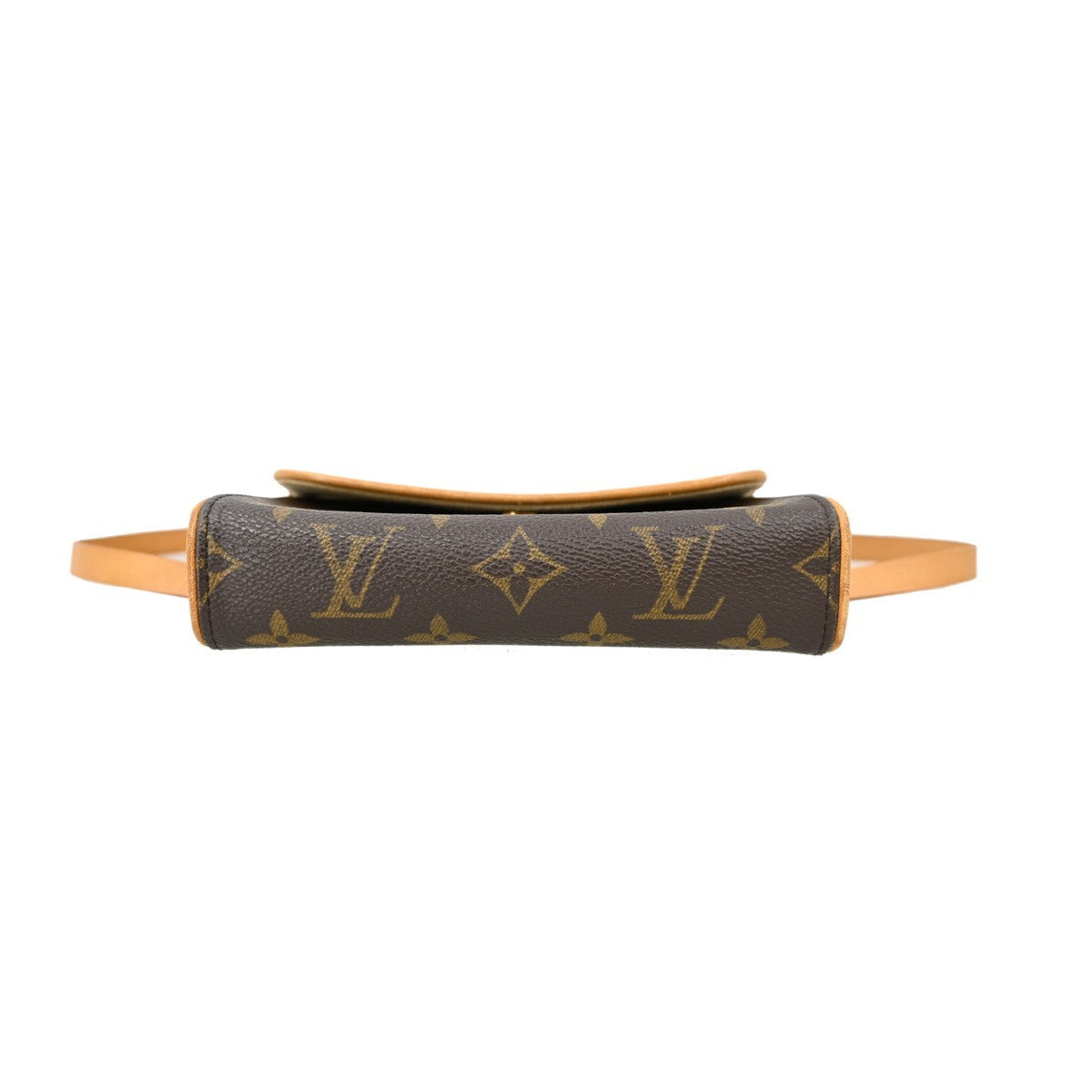 Louis Vuitton Florentine Waist Bag Monogram Canvas Brown Canvas Clutche & Pouche Bag (Pre-Owned)