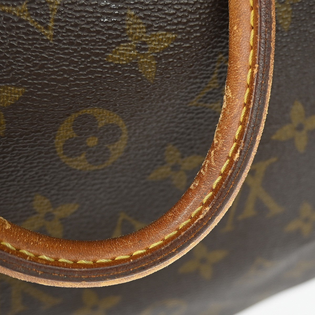 Louis Vuitton Speedy Handbag Monogram Canvas Brown Canvas Handbag (Pre-Owned)