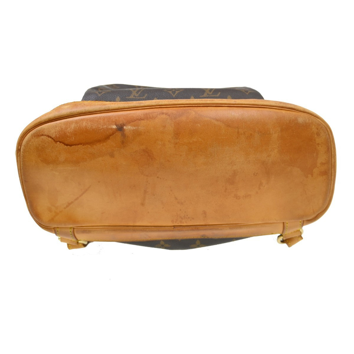Louis Vuitton Vintage Montsouris Backpack Monogram Canvas Brown Canvas Backpack Bag (Pre-Owned)
