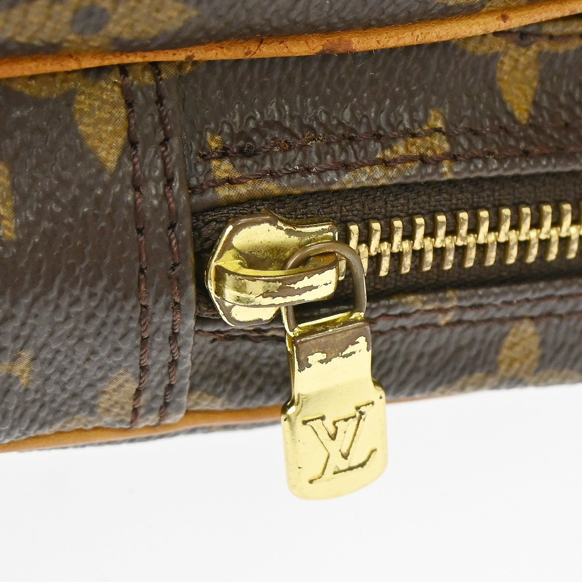 Louis Vuitton Amazone Bag Monogram Canvas Brown Canvas Shoulder Bag Bag (Pre-Owned)