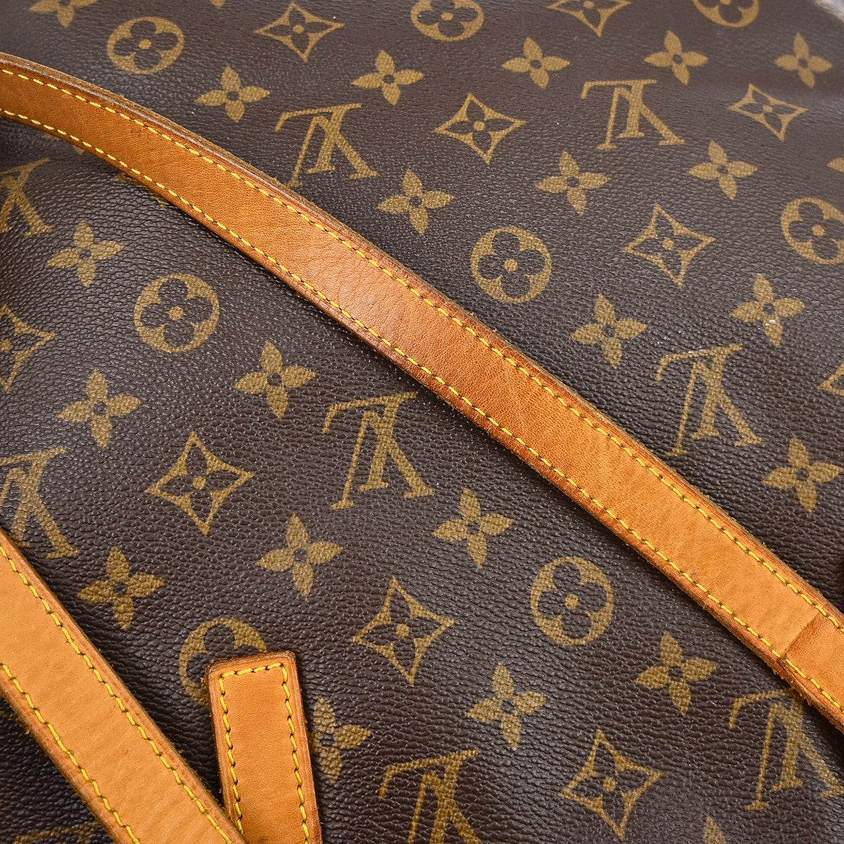 Louis Vuitton Cabas Mezzo Monogram Canvas Brown Canvas Tote Bag Bag (Pre-Owned)