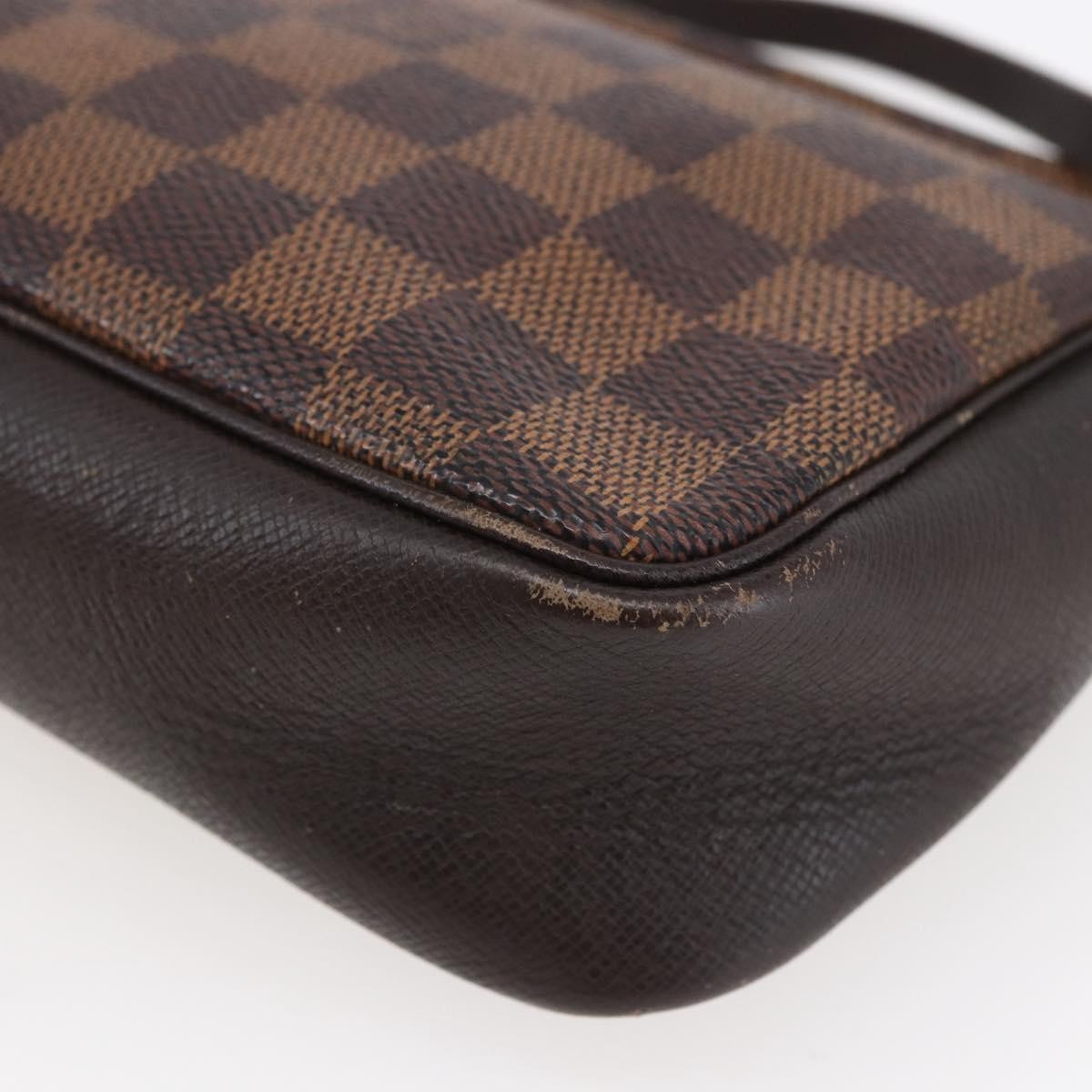 Louis Vuitton Trousse Make Up Bag Damier Canvas Brown Canvas Clutche & Pouche Bag (Pre-Owned)