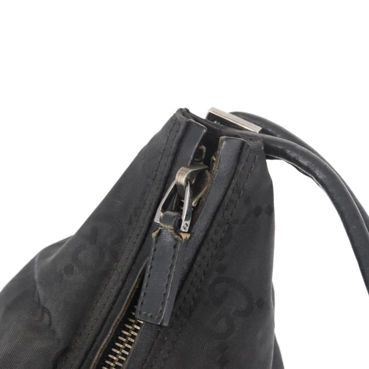 Gucci Vintage Hobo Gg Canvas Black Canvas Shoulder Bag Bag (Pre-Owned)