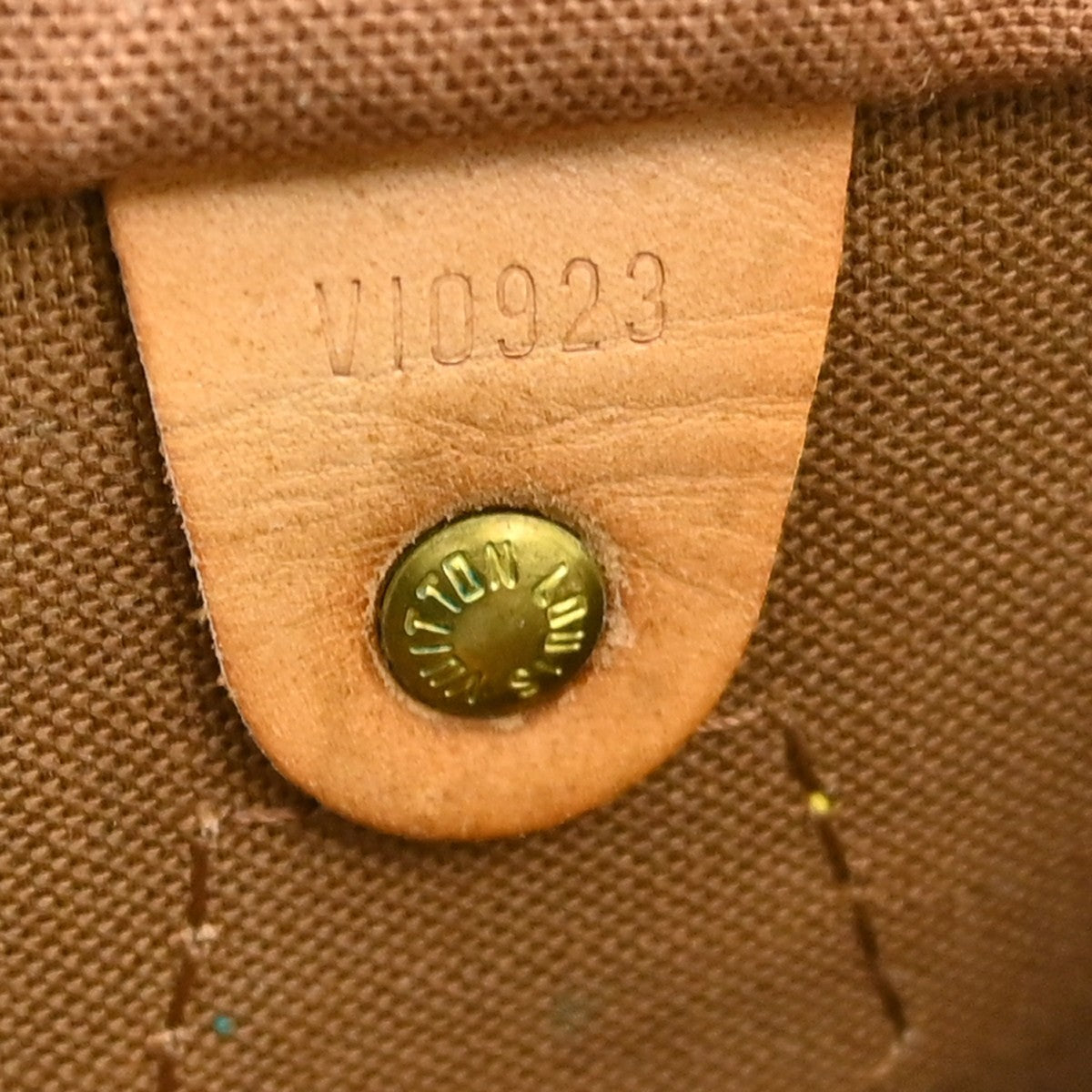 Louis Vuitton Speedy Handbag Monogram Canvas Brown Canvas Handbag (Pre-Owned)