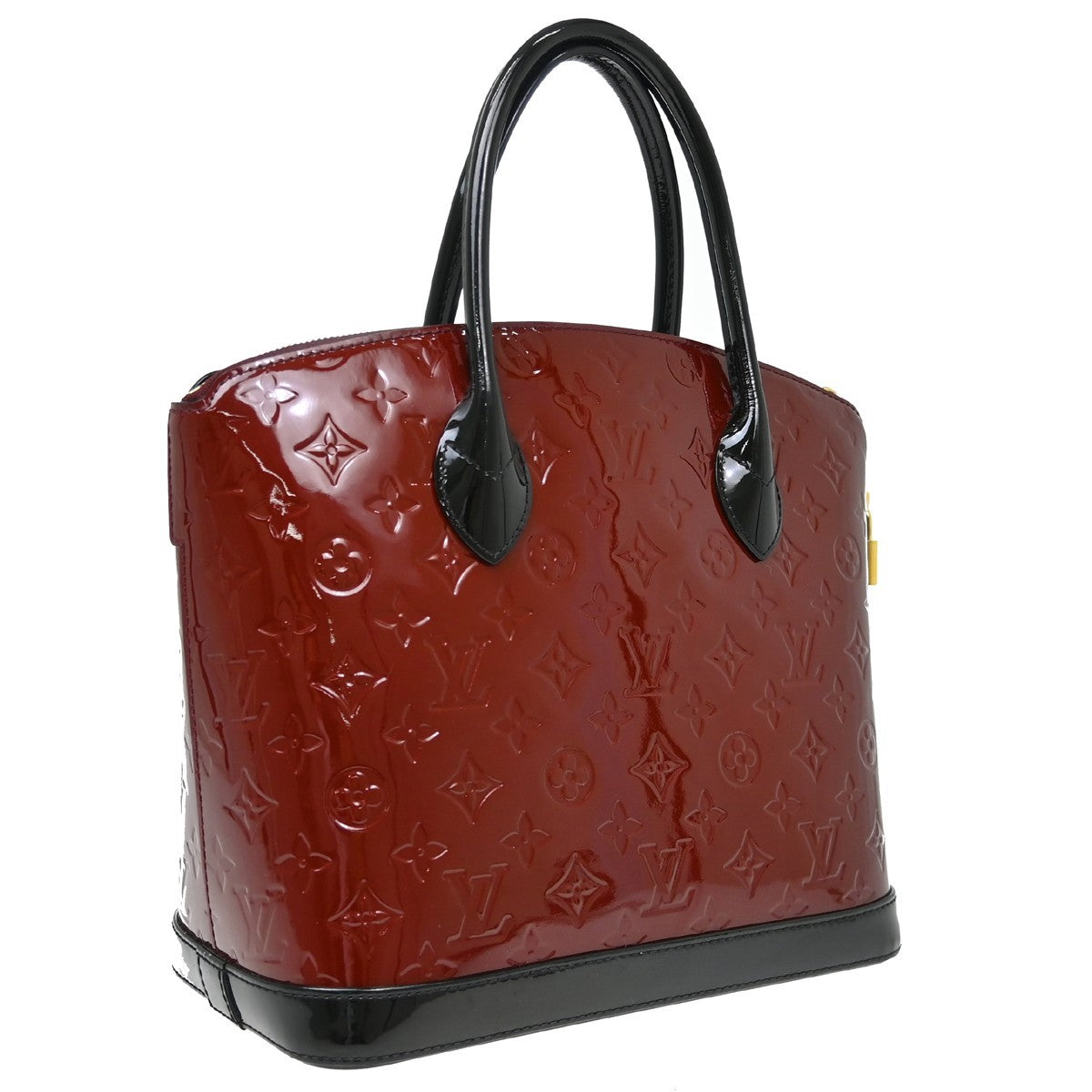 Louis Vuitton Lockit Handbag Monogram Vernis Multicolour Patent_Leather Shoulder Bag Bag (Pre-Owned)