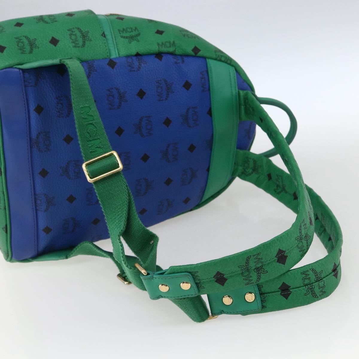 MCM Vintage Vicetos Backpack Pvc Leather Multicolour Pvc Backpack Bag (Pre-Owned)