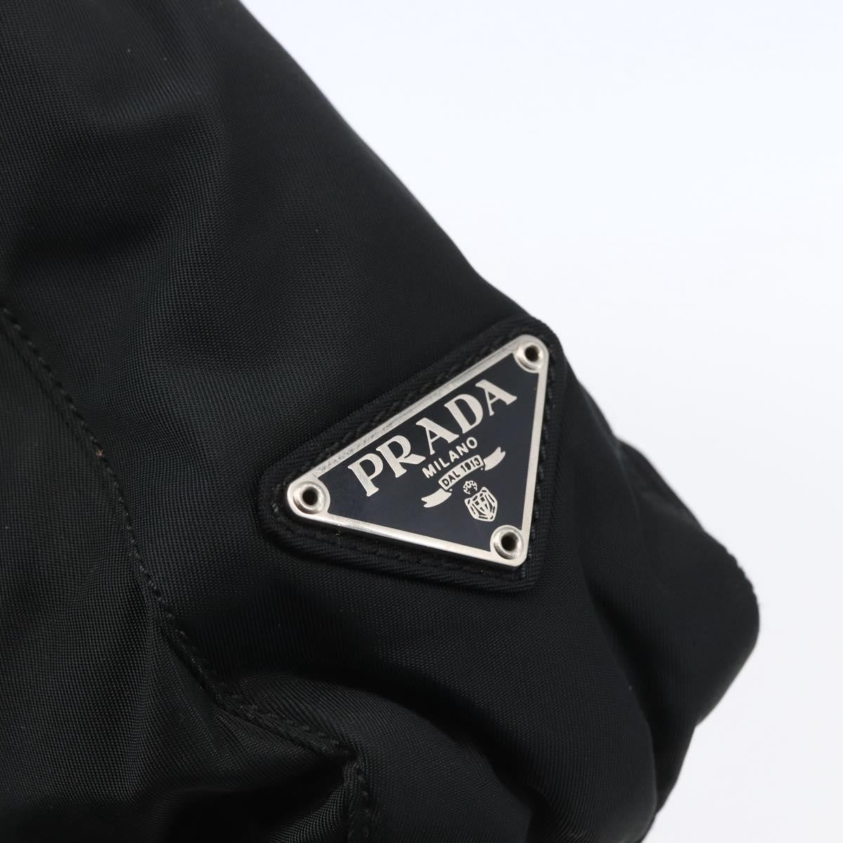 Prada Vintage Shoulder Bag Tessuto Black Nylon Shoulder Bag Bag (Pre-Owned)