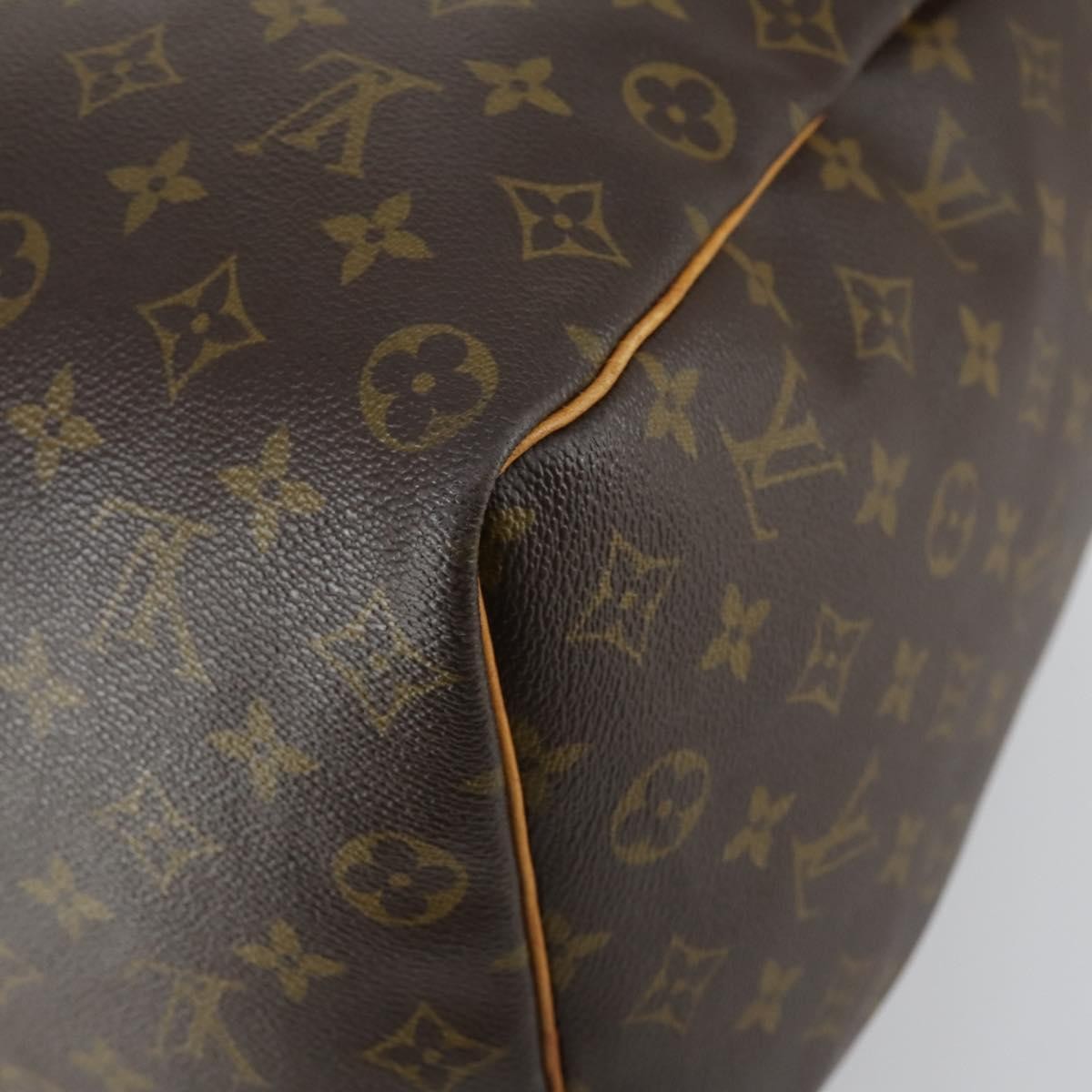 Louis Vuitton Keepall Bag Monogram Canvas Brown Canvas Travel Bag Bag (Pre-Owned)
