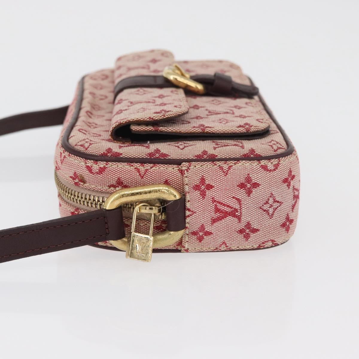 Louis Vuitton Juliette Crossbody Bag Mini Lin Red Canvas Shoulder Bag Bag (Pre-Owned)