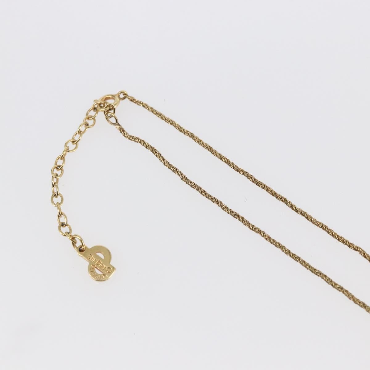 Christian Dior Cd Pendant Necklace Metal Gold Metal Jewelry (Pre-Owned)
