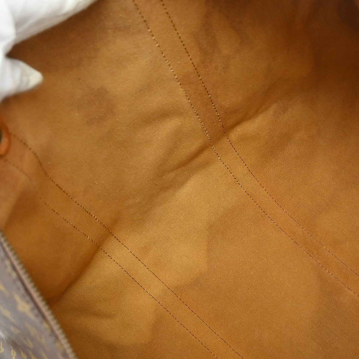 Louis Vuitton Keepall Bag Monogram Canvas Brown Canvas Travel Bag Bag (Pre-Owned)