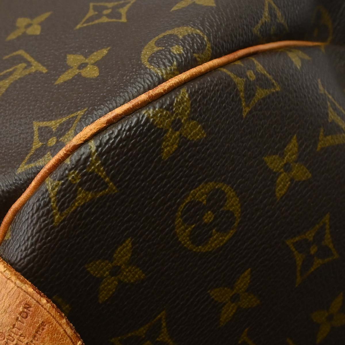 Louis Vuitton Keepall Bag Monogram Canvas Brown Canvas Travel Bag Bag (Pre-Owned)