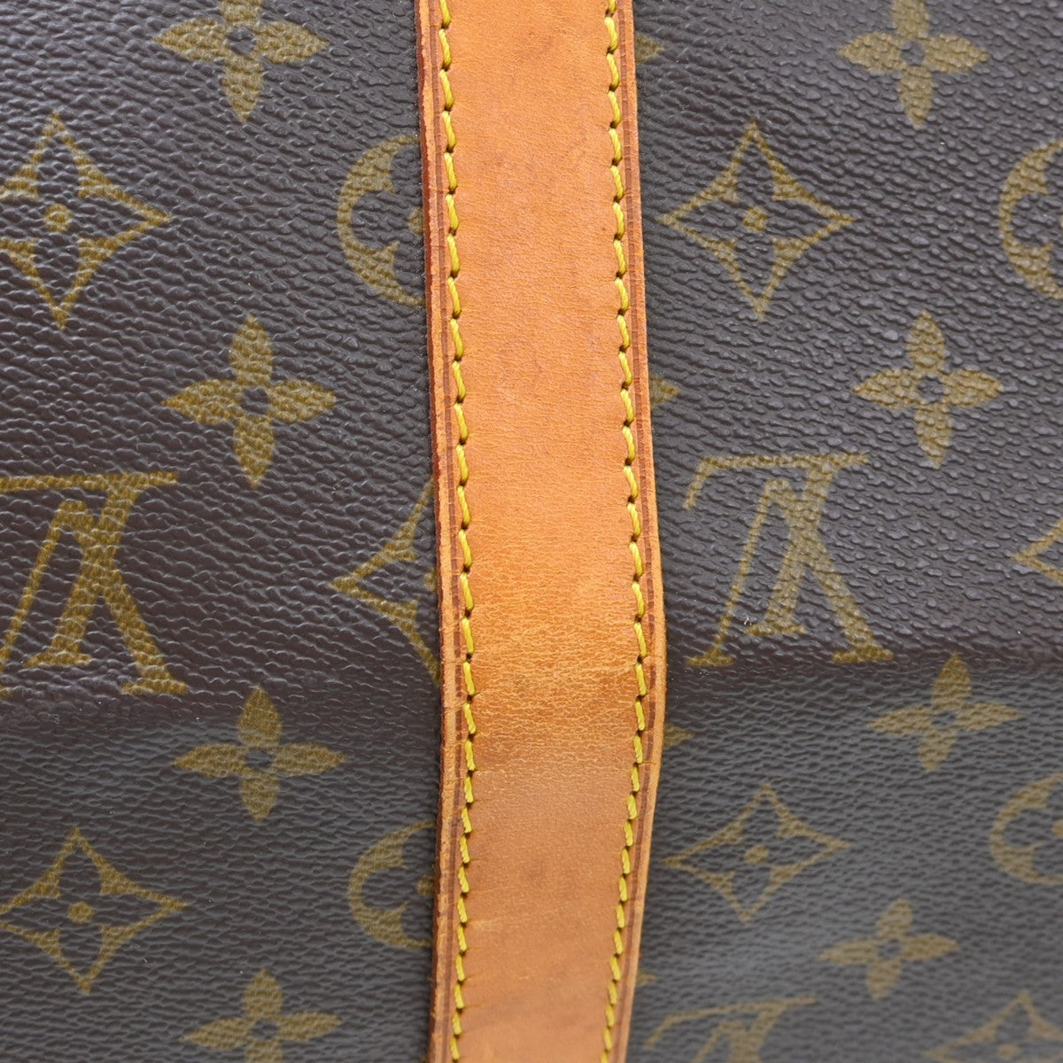 Louis Vuitton Keepall Bag Monogram Canvas Brown Canvas Travel Bag Bag (Pre-Owned)