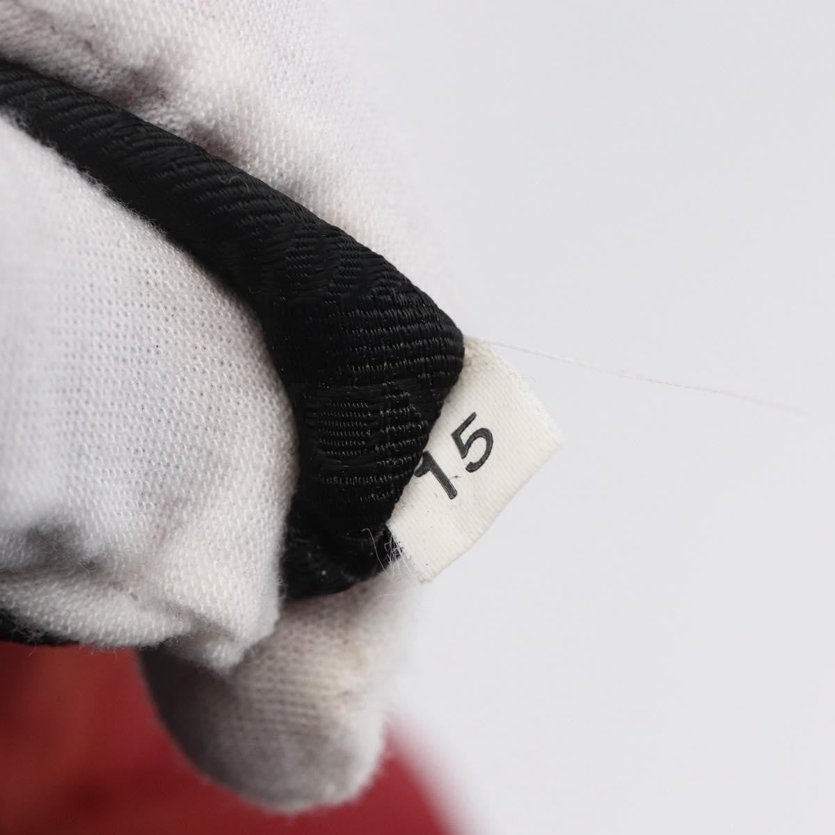 Prada Vintage Tote Tessuto Red Nylon Tote Bag Bag (Pre-Owned)