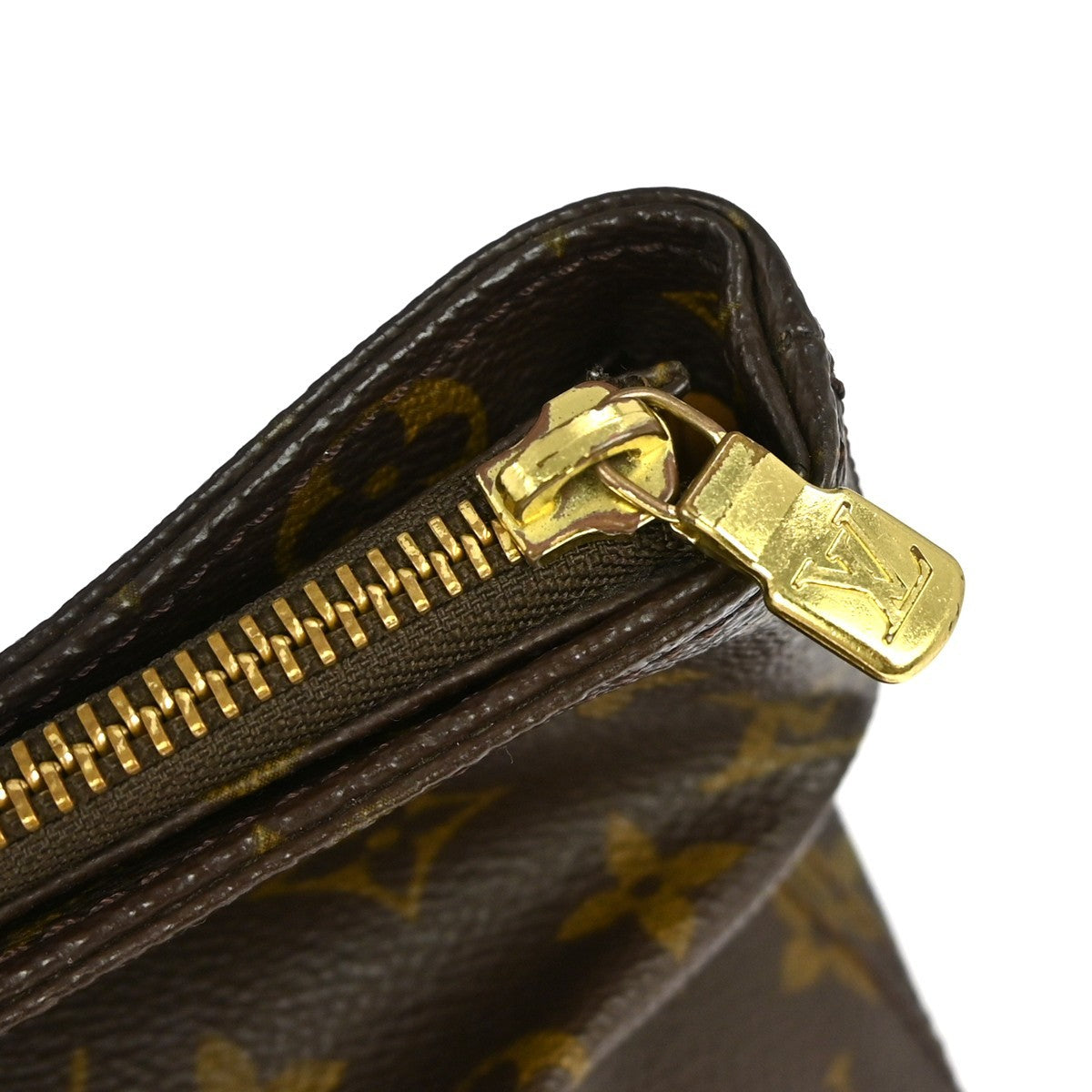 Louis Vuitton Cabas Mezzo Monogram Canvas Brown Canvas Tote Bag Bag (Pre-Owned)